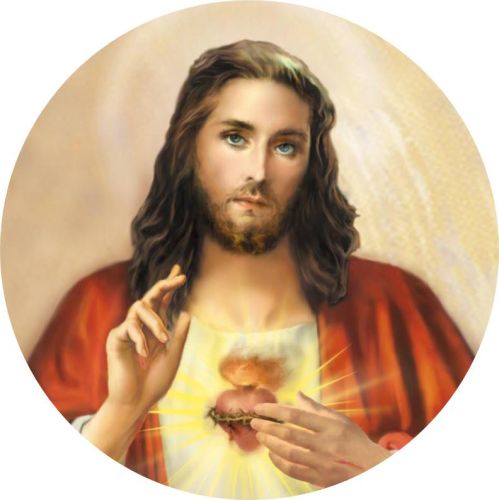 Naklejka Serce Jezusa (10 sztuk zestaw) sklep