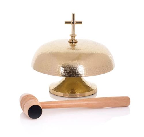 Gong mosiężny pojedynczy 24 cm 786924 sklep liturgiczny