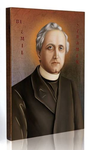 Ikona błogosławiony ksiądz Emil Szramek