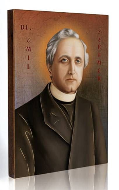 Ikona błogosławiony ksiądz Emil Szramek