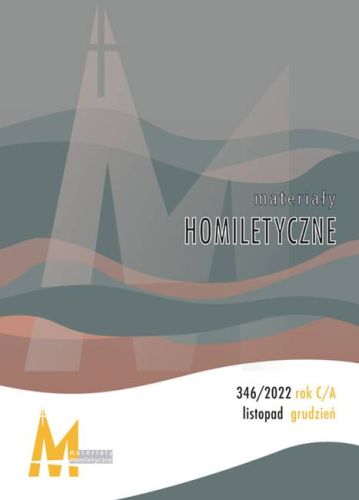 Materiały Homiletyczne 346/2022 rok C/A listopad-grudzień księgarnia religijna
