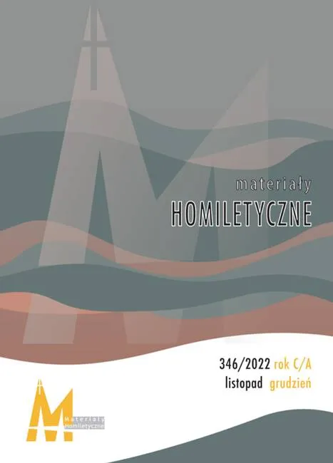 Materiały Homiletyczne 346/2022 rok C/A listopad-grudzień księgarnia religijna