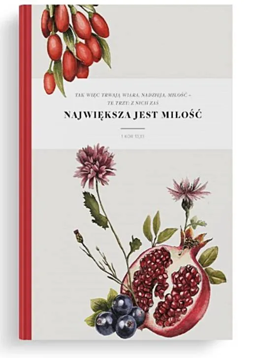 Chrześcijański Notatnik Lux - Największa jest miłość księgarnia religijna sklep