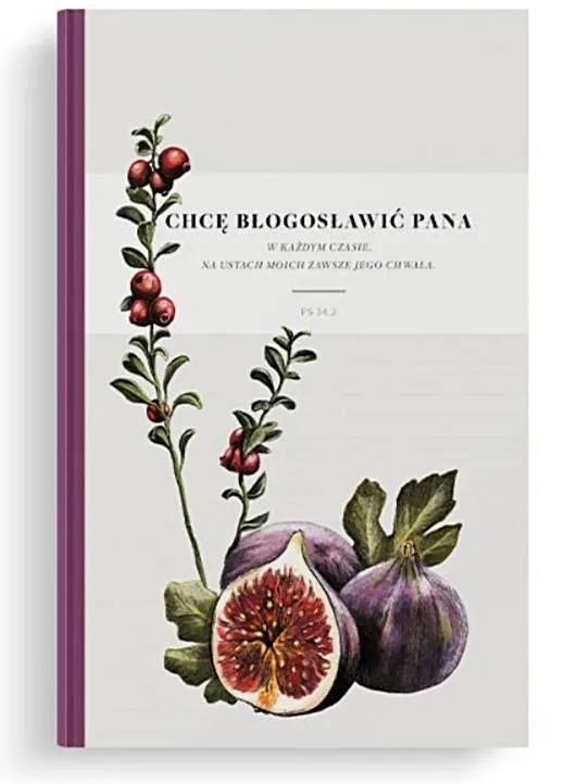 Chrześcijański Notatnik Lux - Chcę błogosławić Pana w każdym czasie sklep chrześcijański