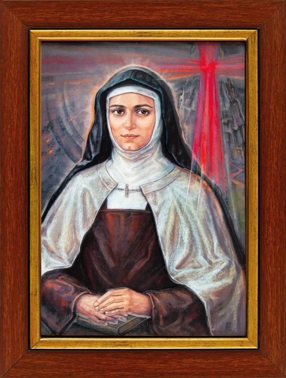 Ikona Świętej Edyty Stein ceramika żywiczna 21 x 27 cm sklep upominki religijne ikony