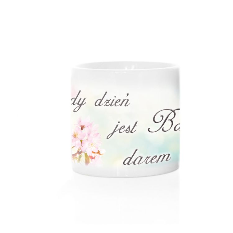 Upominki religijne: Filiżanka mini "Każdy dzień jest Bożym darem dla ciebie" sklep chrześcijański