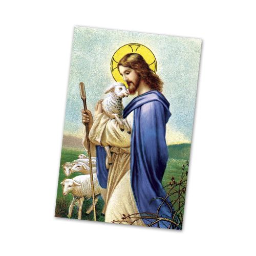Jezus Dobry Pasterz - pocztówka jednostronna (10 sztuk) sklep chrześcijański