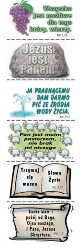 Naklejki z cytatami z Biblii sklep chrześcijański