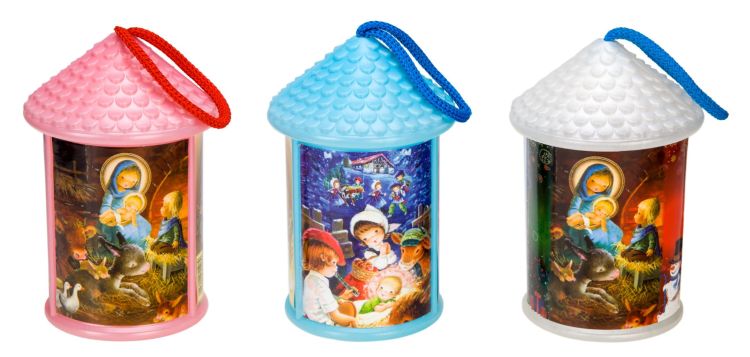 Adwentowe lampiony na roraty plastikowe zmieniające światło LPD003 sklep chrzescijański