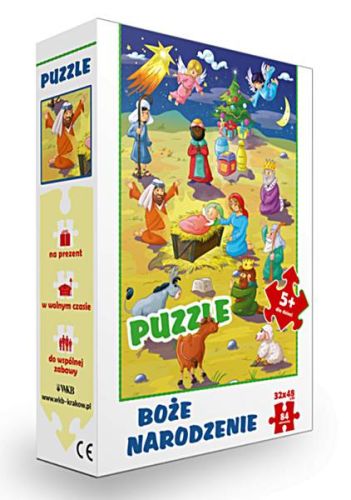 Puzzle chrześcijańskie Boże Narodzenie (84 elementy) księgarnia Wydawnictwo Karmelitów Bosych