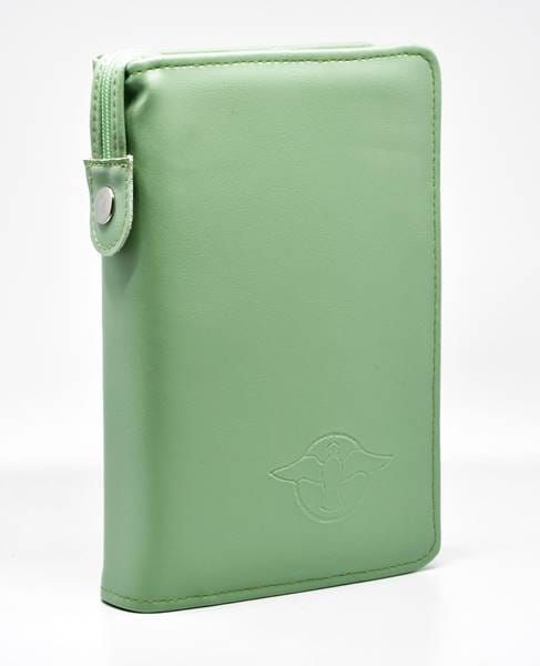 Etui okładka na Biblię "z rybką" średni format zielona sklep Edycja Świętego Pawła Pismo Święte