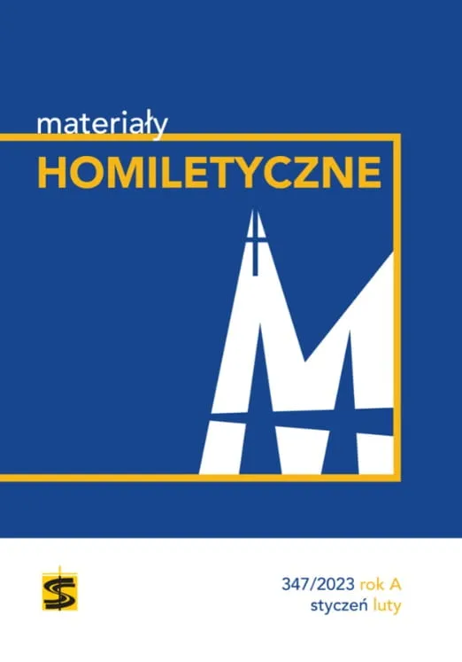Materiały Homiletyczne 347/2023 rok A styczeń-luty księgarnia Świętego Stanisława