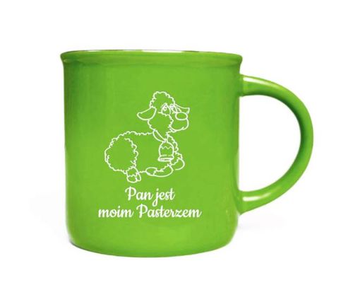 Kubek religijny grawerowany "Pan jest Pasterzem moim"sklep chrześcijanski