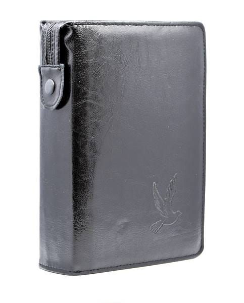 Okładka na Pismo Święte Edycja św. Pawła - skóra ekologiczna czarna księgarnia religijna