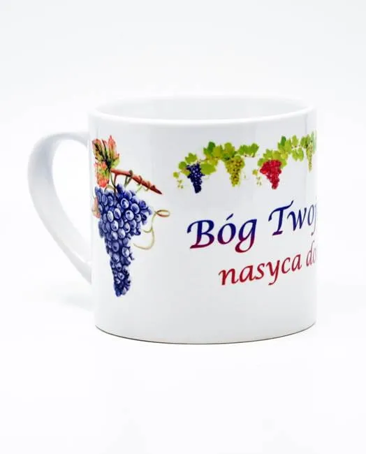 Filiżanka mini "Bóg Twoje dni nasyca dobrami" księgarnia chrześcijańska