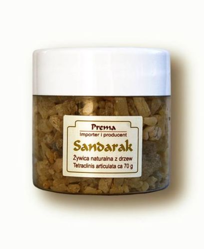 SANDARAK - żywica - kadzidło naturalne - 70g sklep chrześcijański z kadzidłami do kościoła