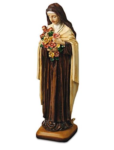 Św. Teresa od Dzieciątka Jezus figurka - wysokość 12 cm