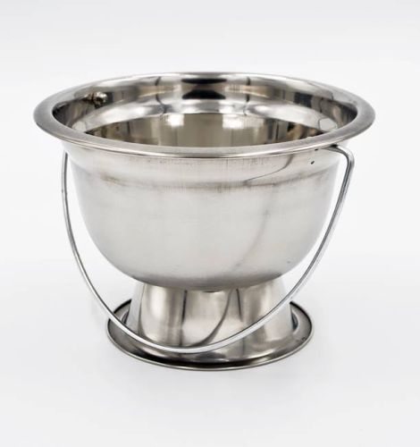 Kociołek na wodę święconą ze stali nierdzewnej wys. 15,5 cm