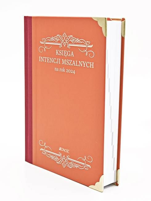 Książka na intencje mszalne na rok 2024 format B5 WYDAWNICTWO JEDNOŚĆ