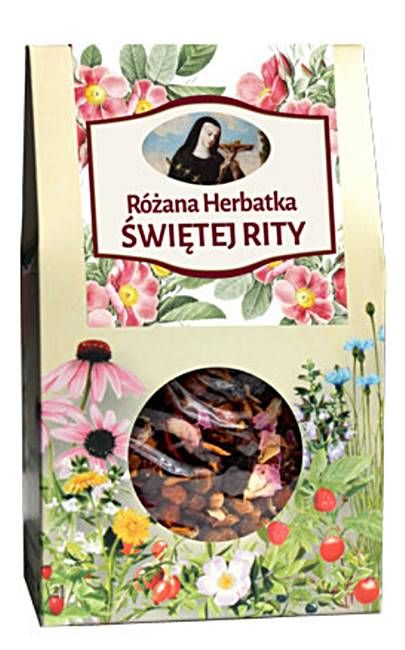 Różana herbatka Świętej Rity 40 g - AROMAT ZDROWIA sklep chrześcijański