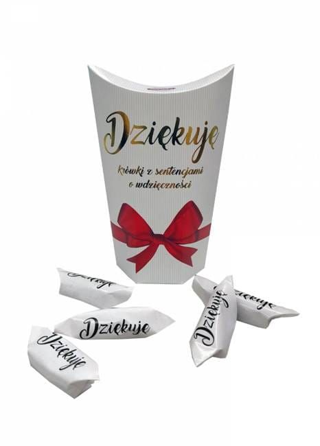 Krówki z sentencjami o wdzięczności - Dziękuje - 250g sklep chrześcijański