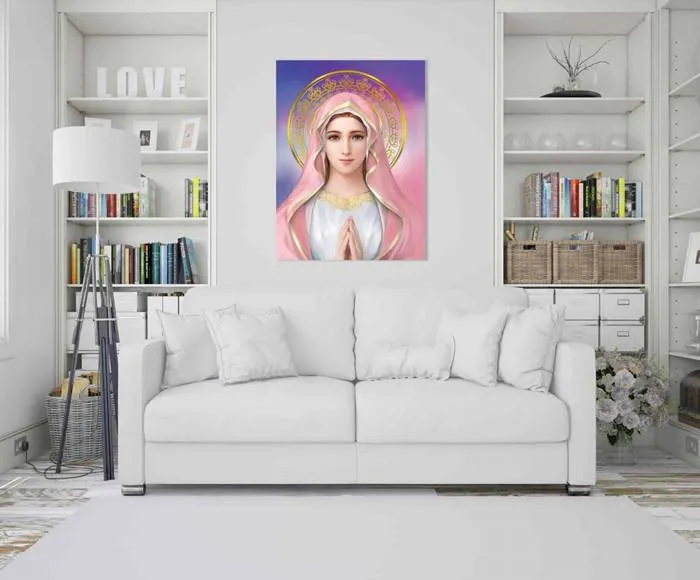 Matka Boża modląca - obraz na płótnie canvas 40 x 60