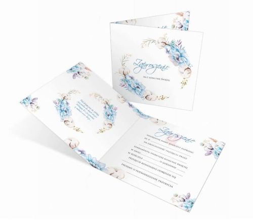 Zaproszenie na Pierwszą Komunię Świętą dla chłopca ZPK04 druki sklep