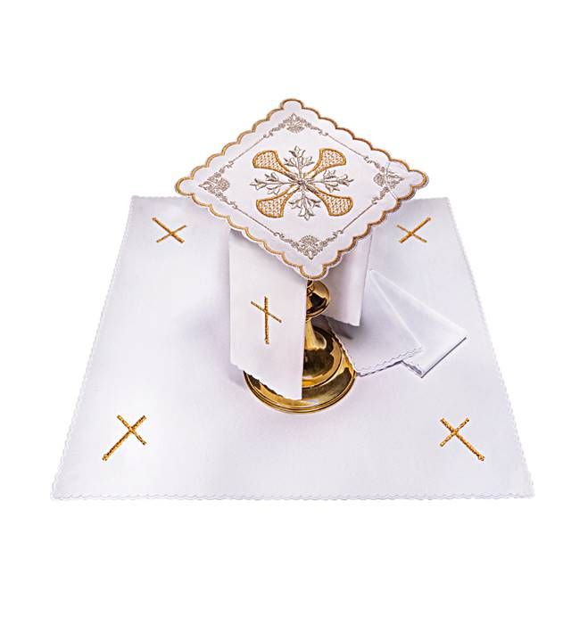 Bielizna na kielich zdobiona haftem KK/172 księgarnia liturgiczny sklep z dewocjonaliami