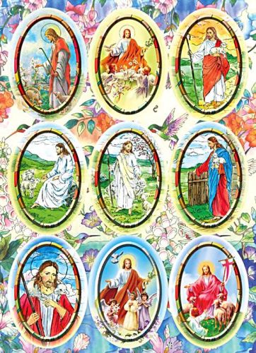 Naklejki religijne Wielkanoc MIX 029_054 sklep produkty sakralne dewocjonalia