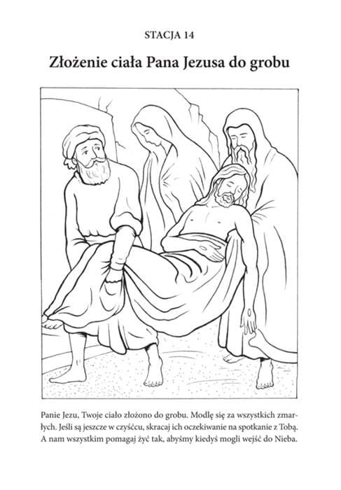 Droga krzyżowa - kolorowanka - s. Zofia Szymanek FDC księgarnia religijna