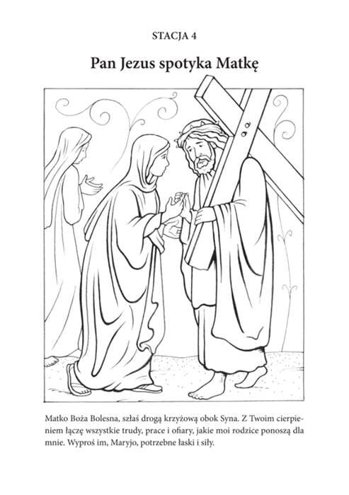 Droga krzyżowa - kolorowanka - s. Zofia Szymanek FDC księgarnia religijna