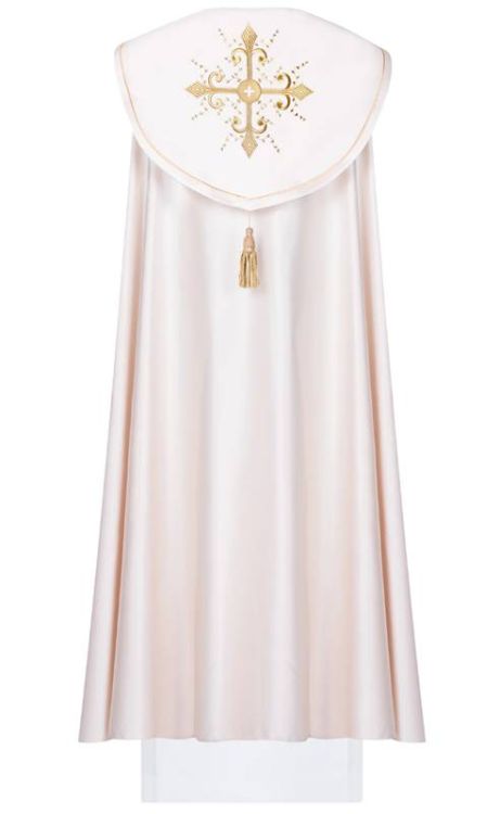 Kapa liturgiczna ecru KKP/024 ornaty.pl producent odzieży liturgicznej szaty