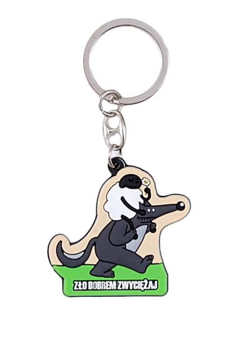 Breloczek do kluczy "Zło dobrem zwyciężaj" KC026A sklep chrześcijański dewocjonalia gadżety religijne