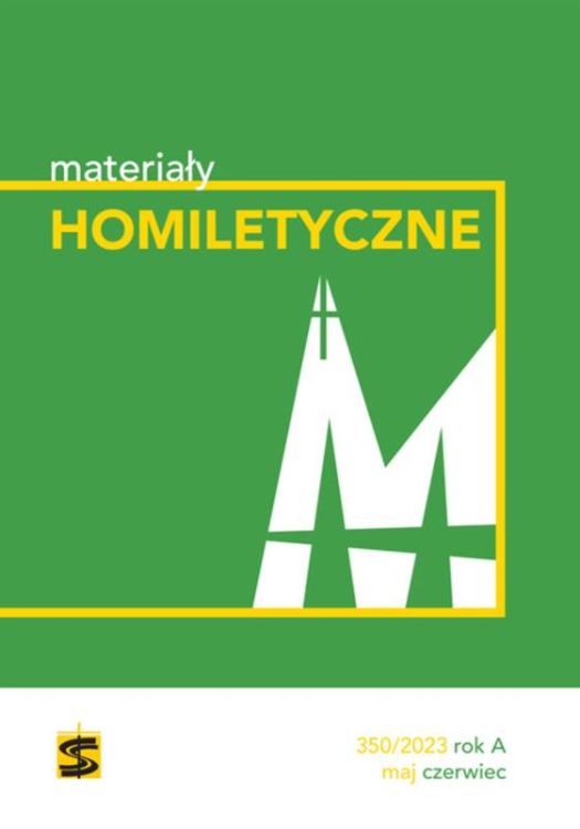 Materiały Homiletyczne 350/2023 rok A maj - czerwiec księgarnia religijna sklep