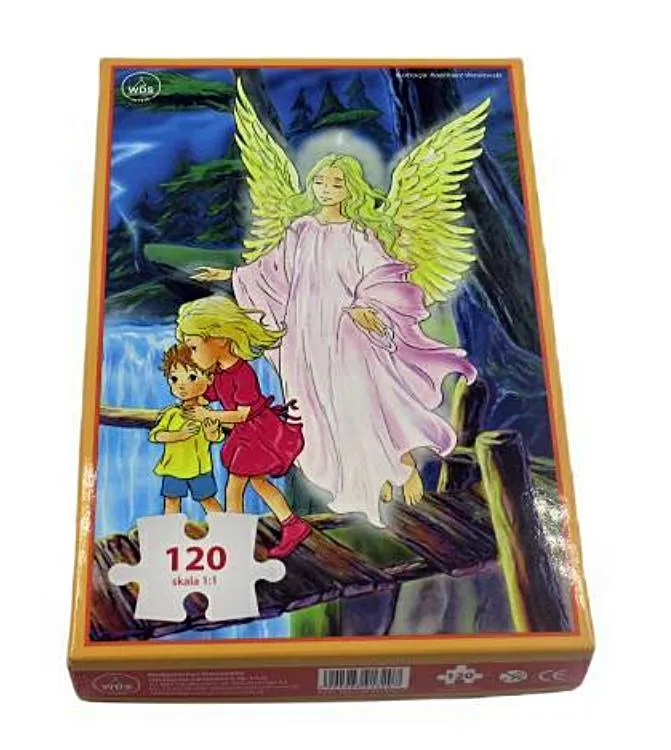 Puzzle Anioł Stróż z dziećmi 120 elementów (30 x 42 cm) sklep chrześcijański