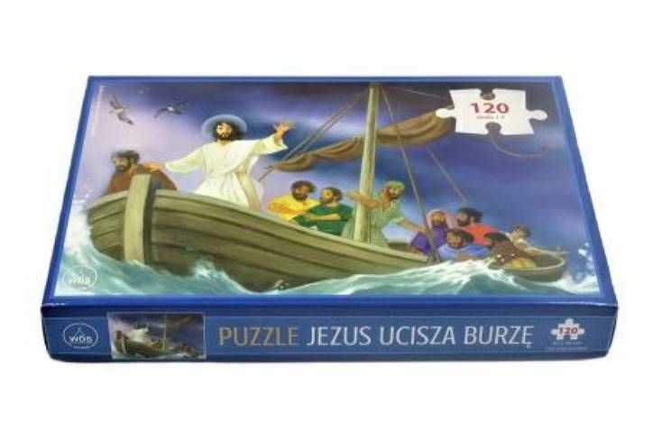 Puzzle Jezus ucisza burzę 120 elementów (30 x 42 cm) księgarnia religijna
