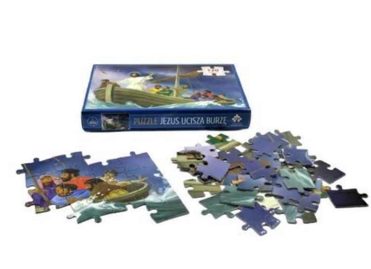 Puzzle Jezus ucisza burzę 120 elementów (30 x 42 cm) księgarnia religijna