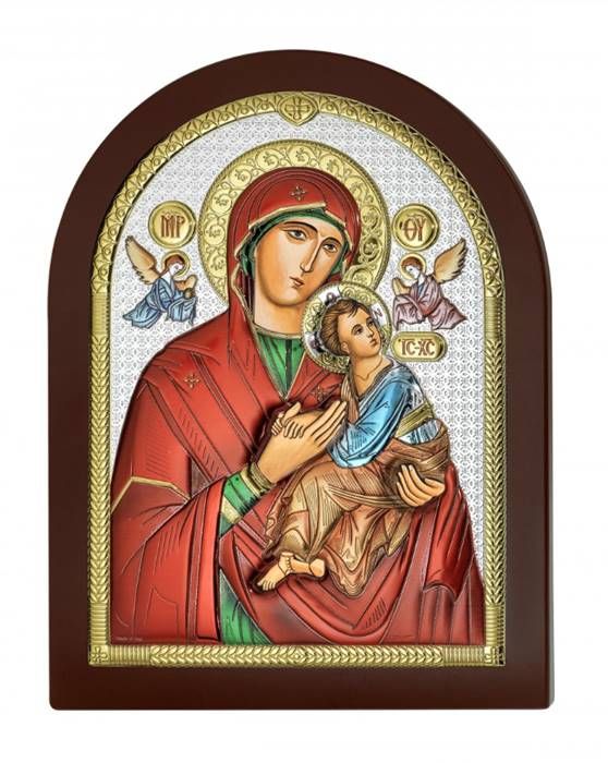 Ikona srebrna Matki Bożej Nieustającej Pomocy AE0806/3D, 13X17