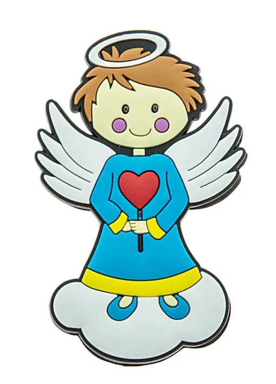 Magnes Aniołek z sercem KC232B-0 CHŁOPIEC sklep chrześcijański