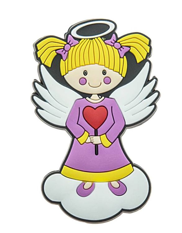Magnes Aniołek z sercem KC232B-0 DZIEWCZYNKA