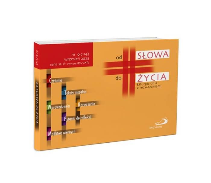 Księgarnia chrześcijańska: Od Słowa do Życia nr 9, wrzesień 2023 Czasopismo z czytaniami na każdy dzień i tekstami liturgicznymi