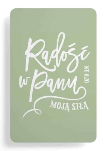 Magnes na lodówkę "Radość w Panu moją siłą" SZMG/0172 księgarnia religijna