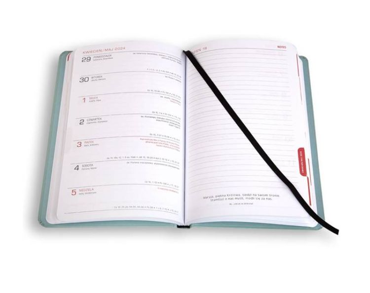 Terminarz - kalendarz PLANER 2024 miętowy