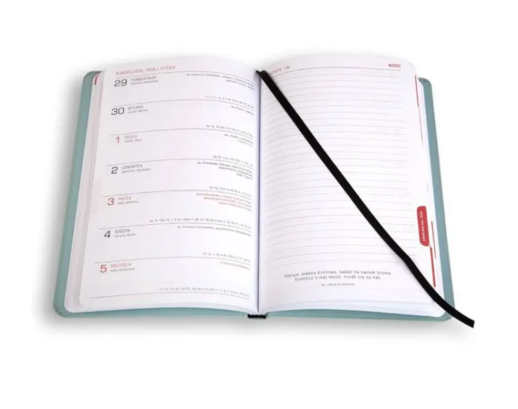 Edycja Świętego Pawła: Terminarz na 2024 - kalendarz PLANER granatowy