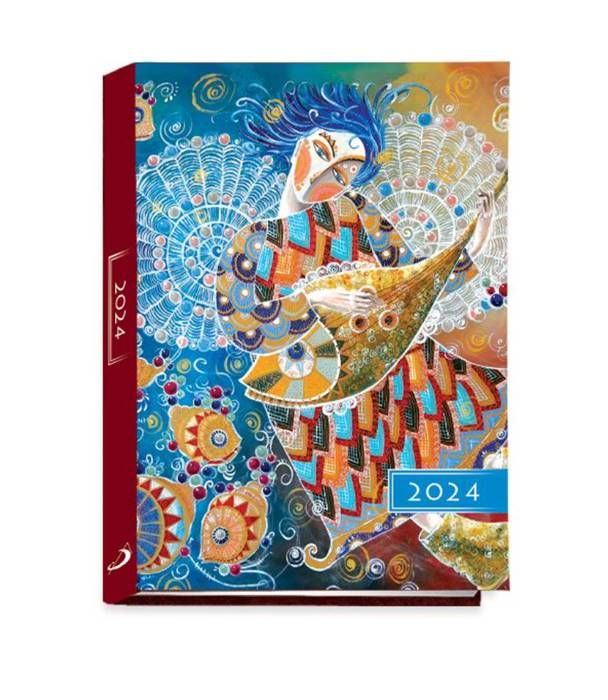 Edycja Świętego Pawła Terminarze: Kalendarz terminarz KOLOROWY na 2024 rok wielkość A5 - Edycja Świętego Pawła