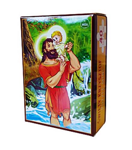 Puzzle Święty Krzysztof w pudełku (15 x 21) sklep chrześcijański puzzle dla dzieci