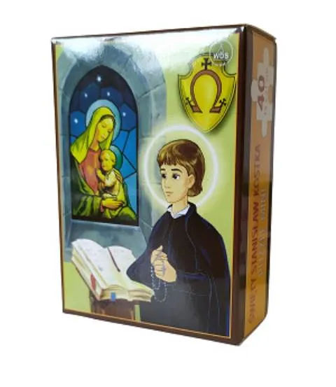 Puzzle Święty Stanisław Kostka w pudełku (15 x 21)  księgarnia chrześcijańska