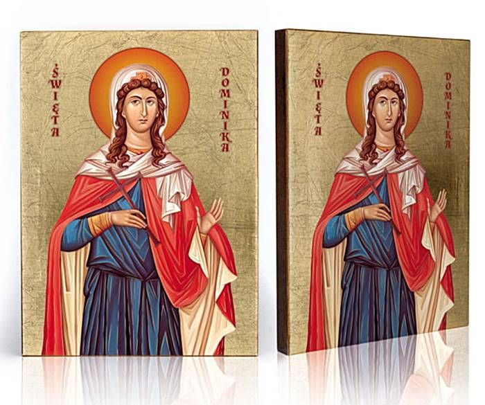 Ikona świętej Dominiki - męczennicy sklep z ikonami