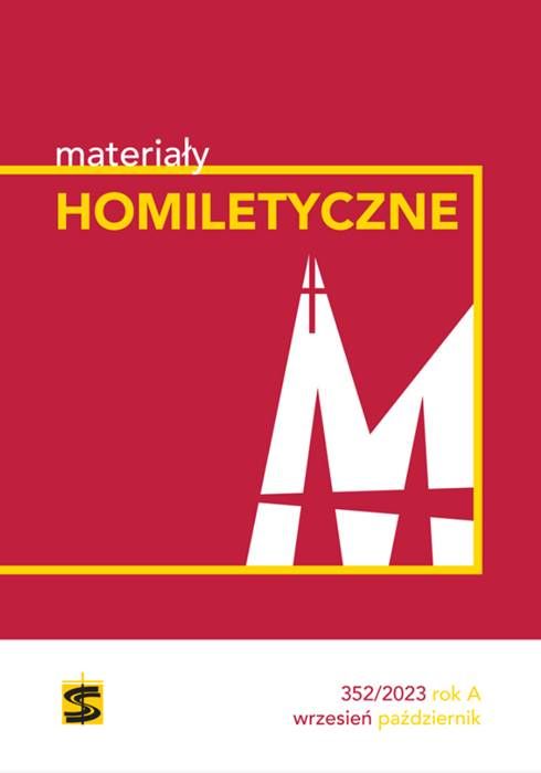 Materiały Homiletyczne 352/2023 rok A wrzesień-październik sklep wydawnictwo świętego Stanisława