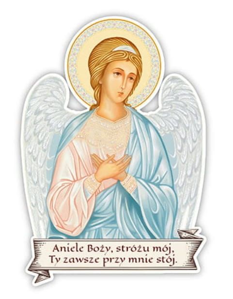 Naklejka z Aniołem Stróżem ACHNM01
